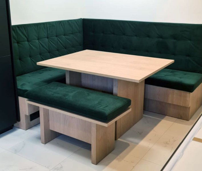 bespoke furniture - table and seating