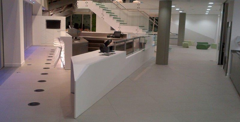 Bespoke reception desk example 29