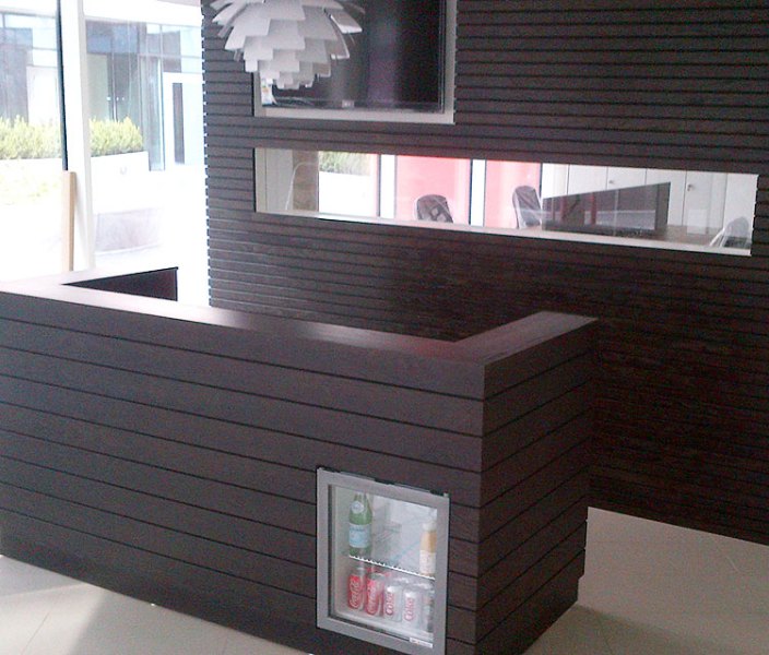 Custom-made reception desk example 14