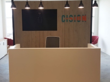Bespoke reception desk example 2