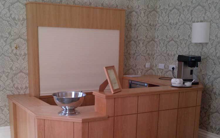 Bespoke reception desk example 22