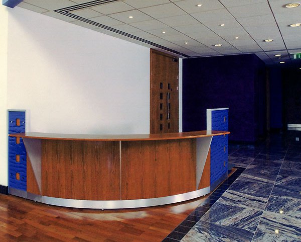 Custom-made reception desk example 17