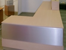 Bespoke reception desk example 19