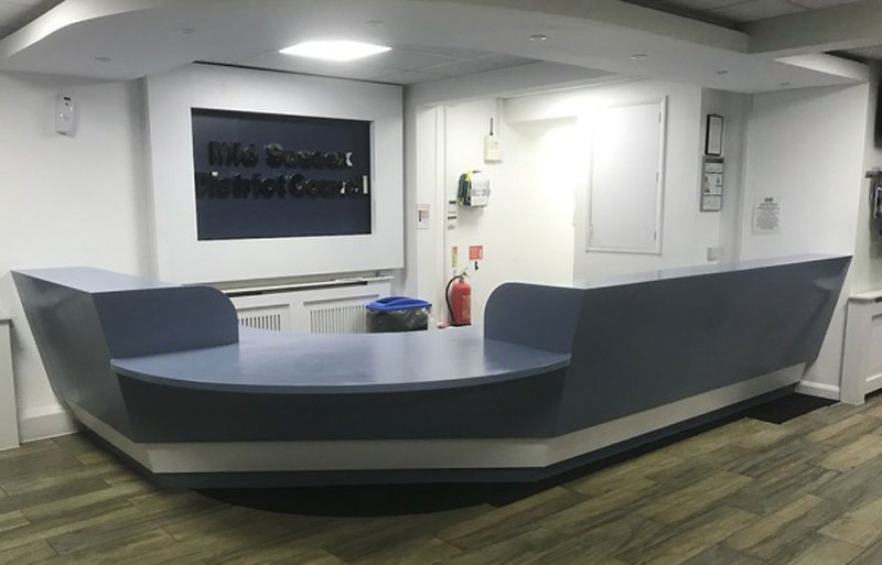 Bespoke reception desk example 3