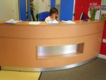 Bespoke reception desk example 6